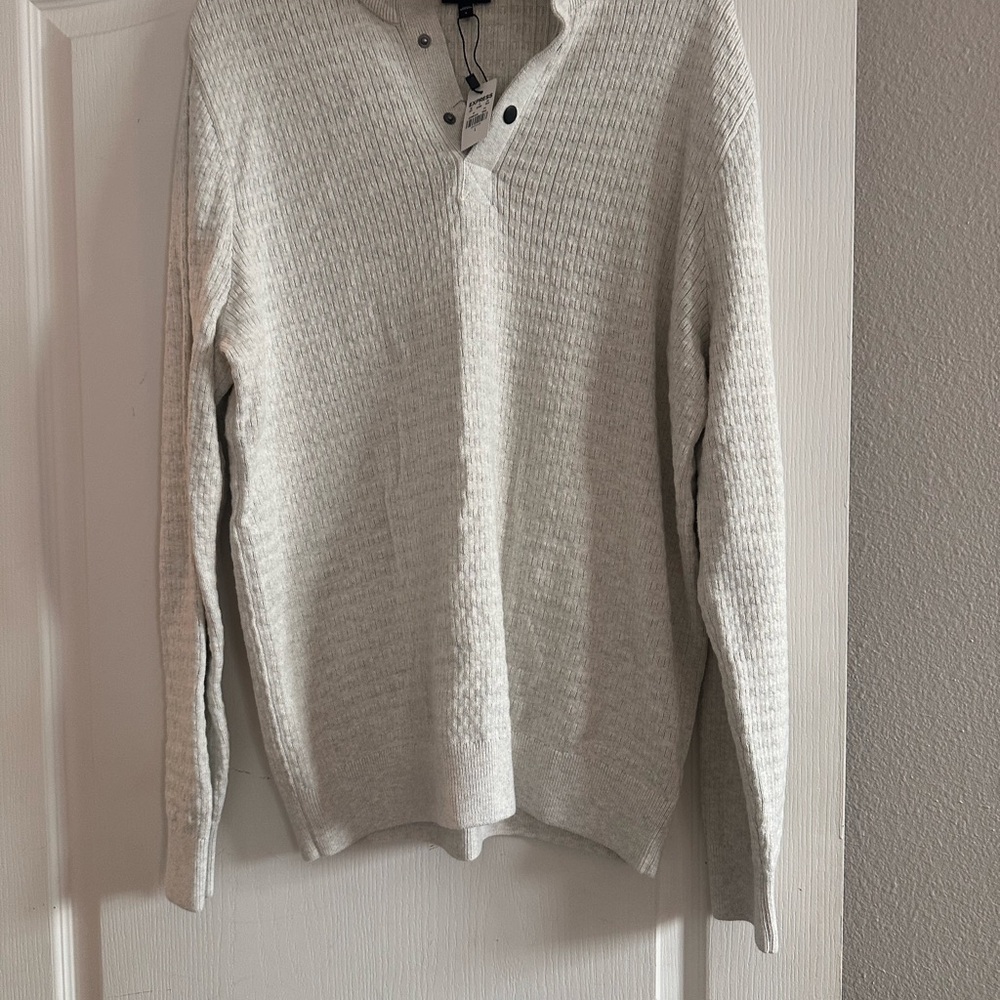 Express Men's Cream Sweater